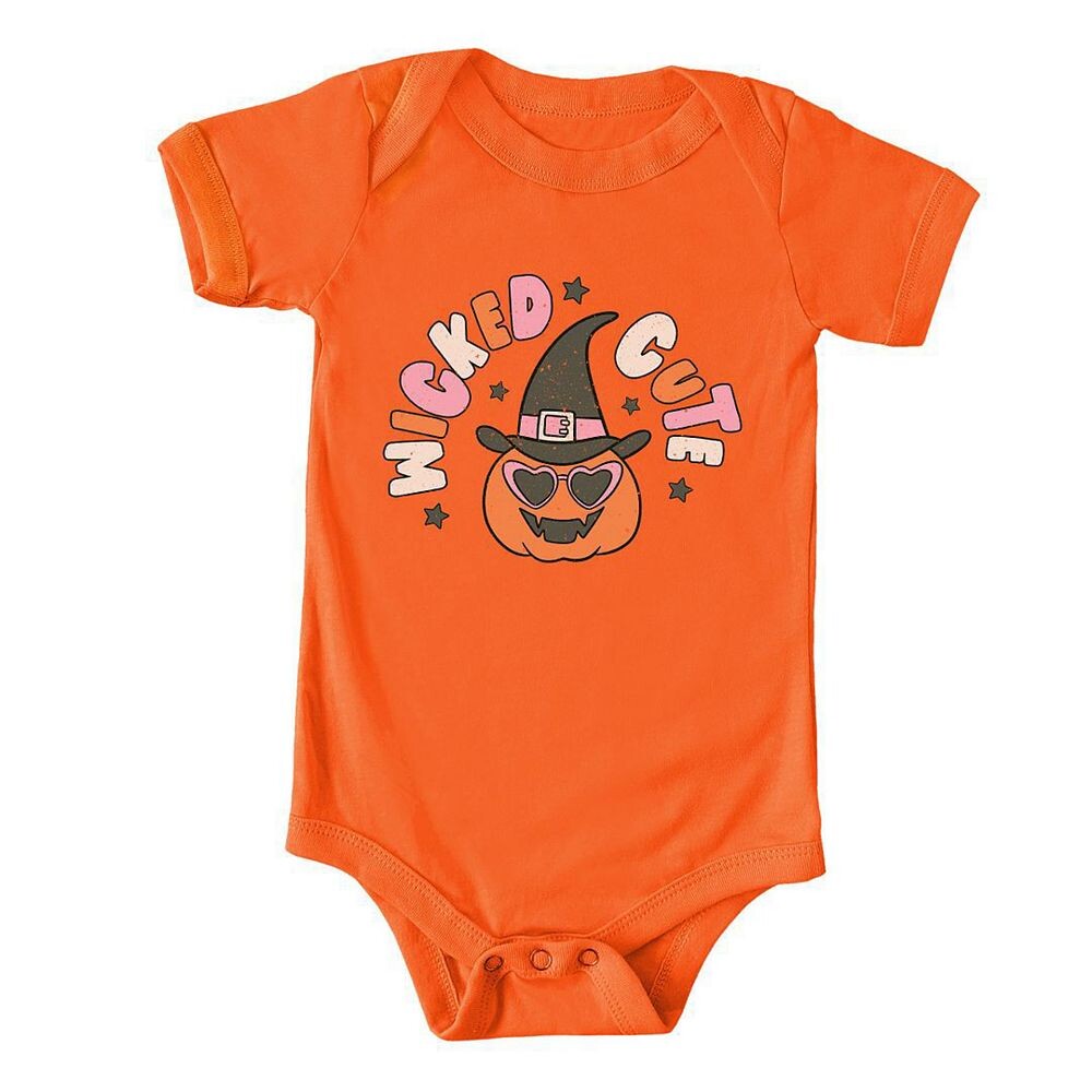 

Детское боди Wicked Cute Pumpkin The Juniper Shop, оранжевый