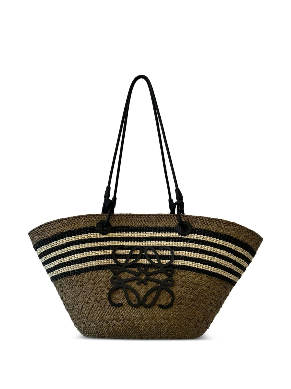 

Полосатая сумка-тоут Anagram LOEWE, коричневый