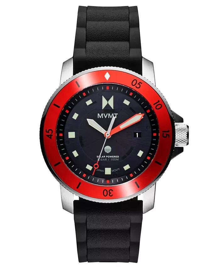 

Мужские черные силиконовые часы Cali Diver 40 мм MVMT, черный