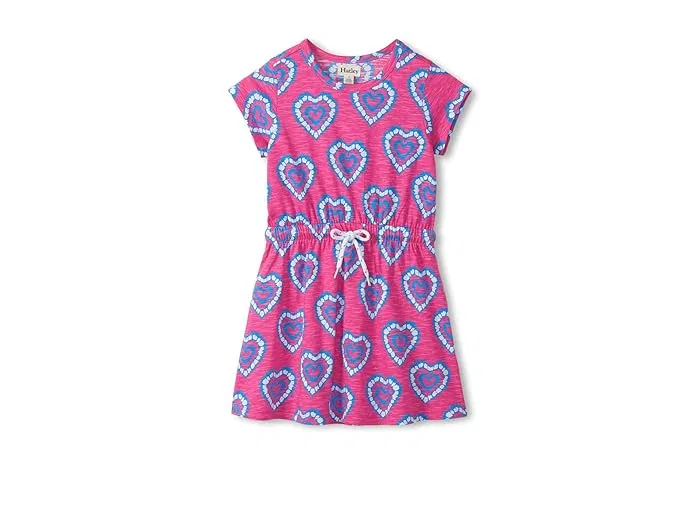 Платье с принтом Heart Burst Hatley Kids, Strawberry Moon