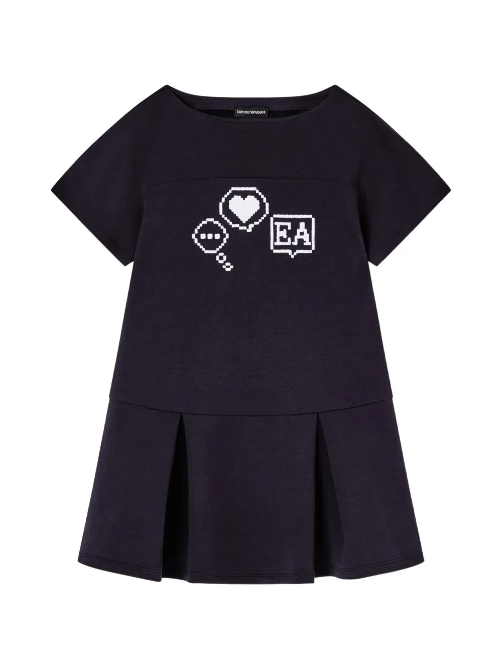 Мини-платье к Китайскому Новому году Emporio Armani Kids, синий
