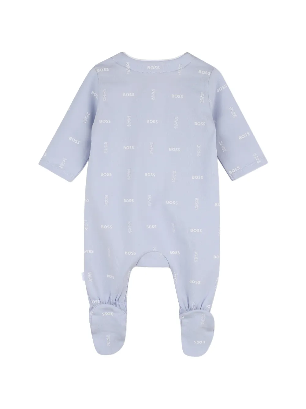 Комплект боди с логотипом Boss Kidswear, синий — фото 4