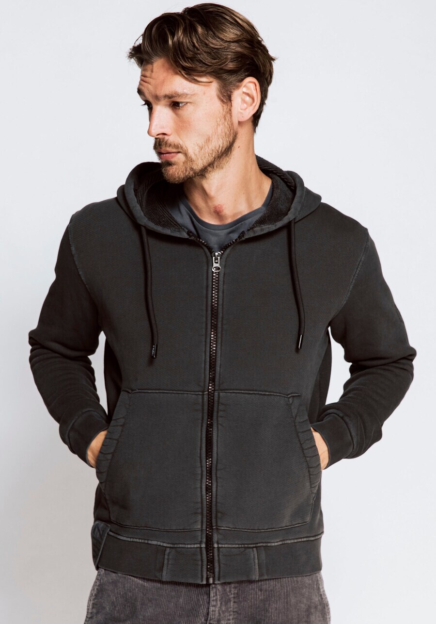 

Толстовка с капюшоном на молнии Zhrill Zip-Up Hoodie, черный