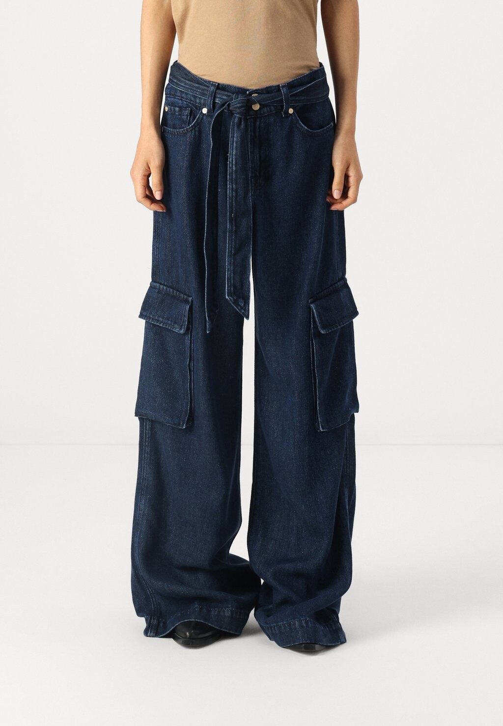 

Джинсы прямого кроя PALAZZO STORMY 7 for all mankind, темно-синий