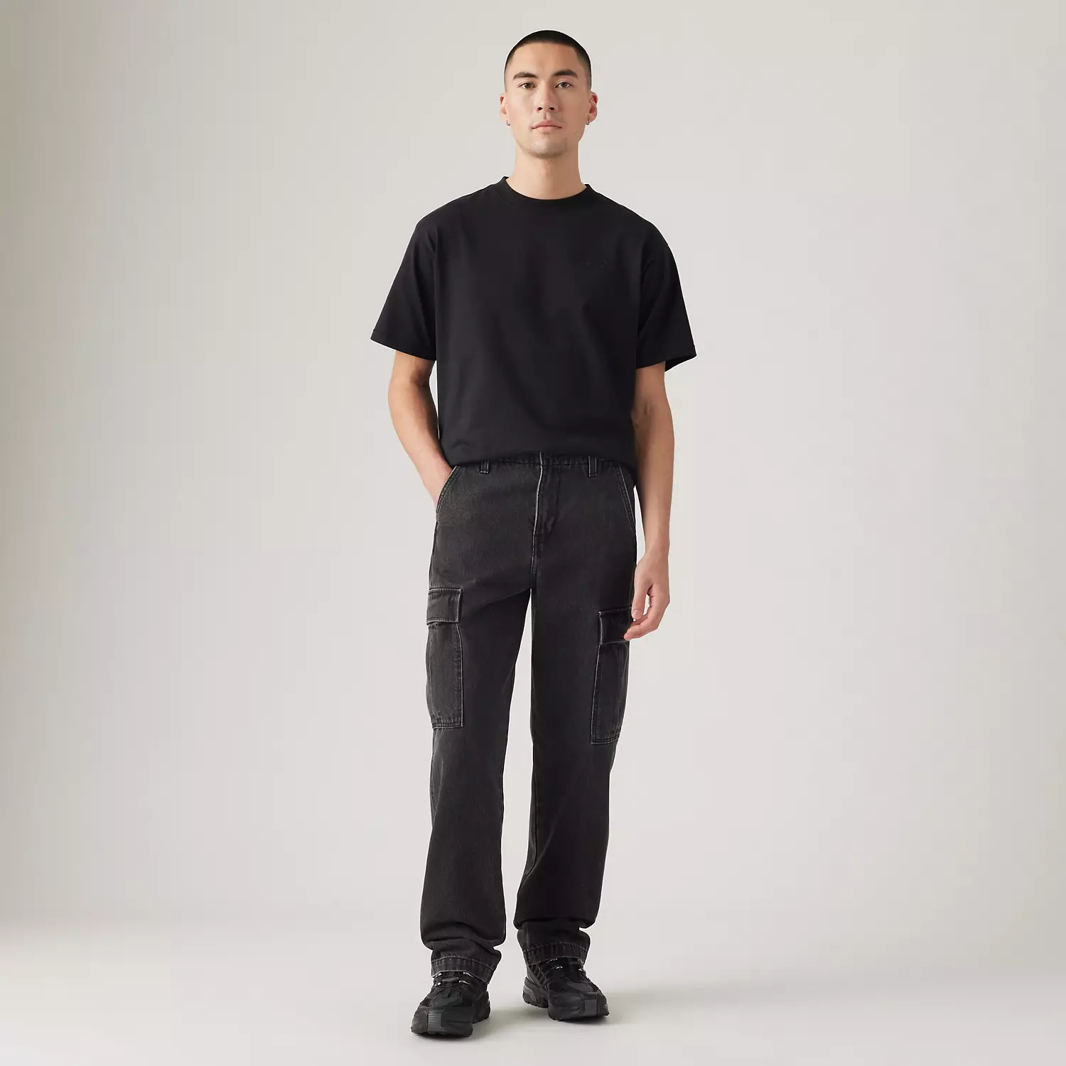 

Мужские брюки карго прямого кроя Levi's xx, черный