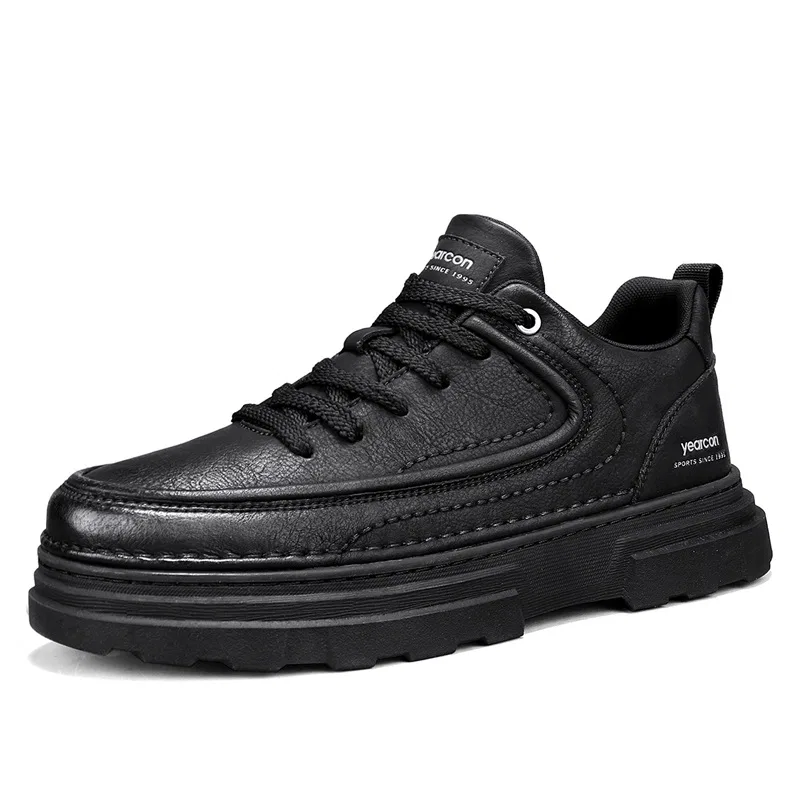 Кроссовки кожаные YEARCON Black