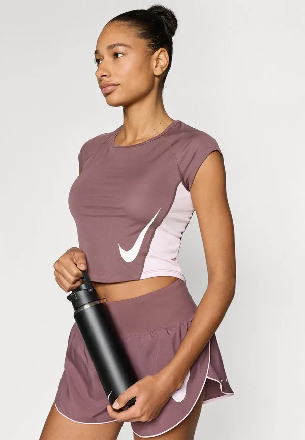 Футболка для бега темпа Nike Performance, Tattoo/Pink Foam/Reflective Silver-Coloured/White — фото 4