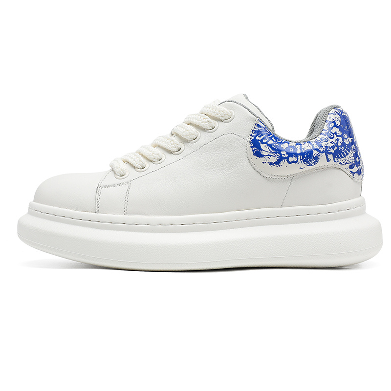 

BEN SHERMAN Низкие кроссовки для скейтбординга, мужские, белые, синие