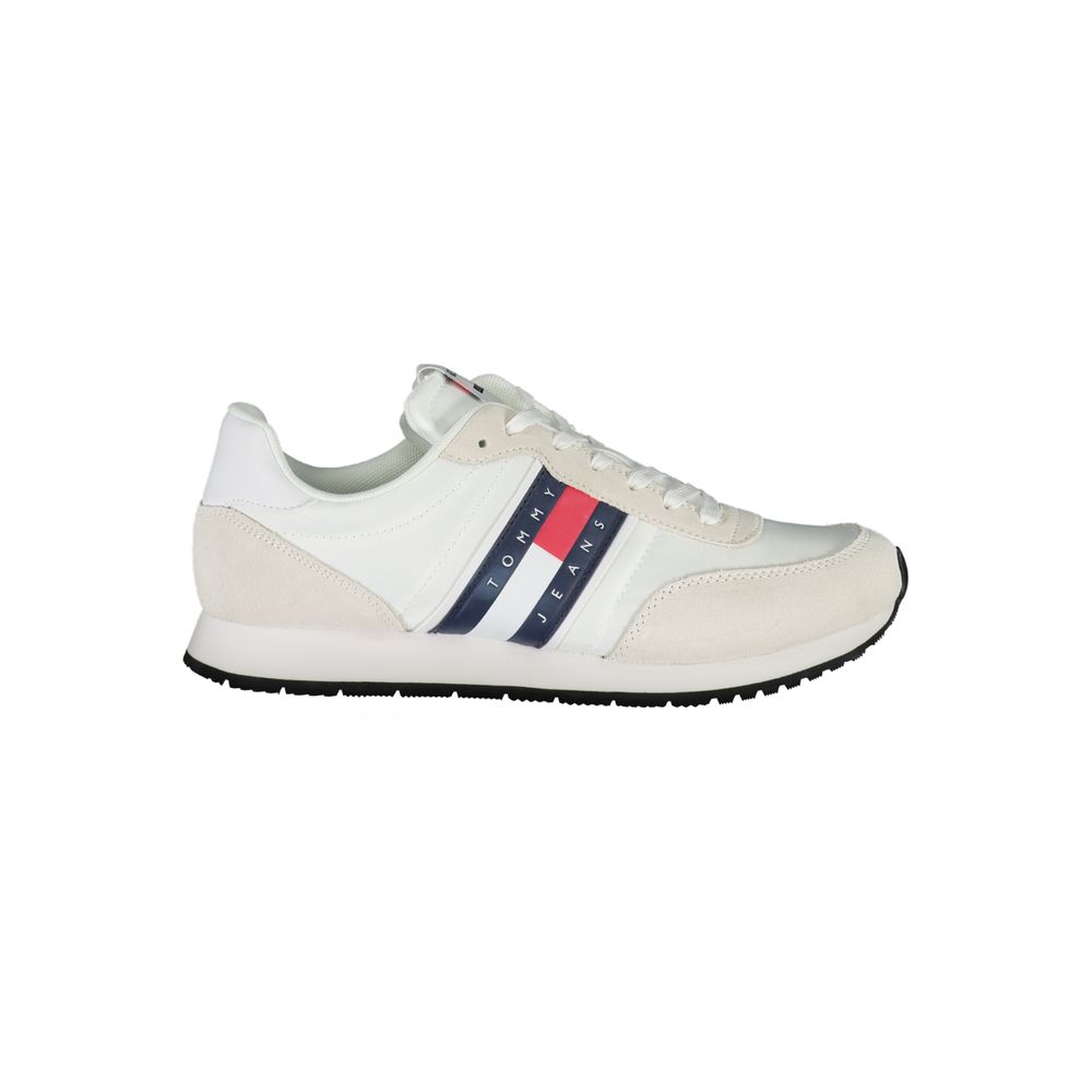 

Элегантные белые кроссовки с контрастными деталями Tommy Hilfiger