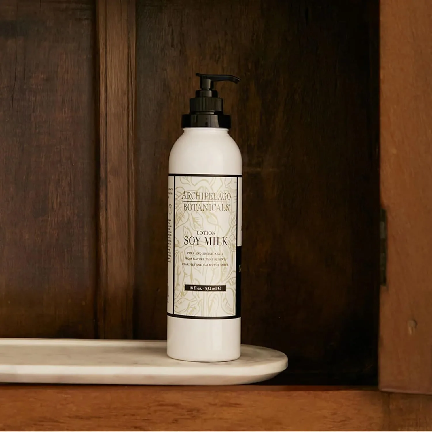 Archipelago Botanicals лосьон с соевым молоком для увлажнения и восстановления, увлажняющий лосьон для сухой или чувствительной кожи, без парабенов и фталатов, 510 г 510.30 г (1 шт.), green — фото 3