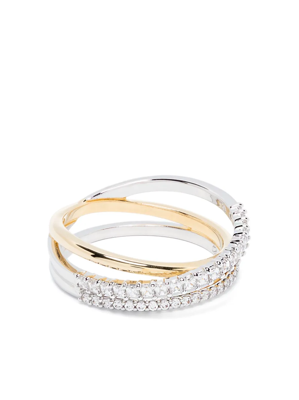 

Кольцо Hyperbola Swarovski, белый
