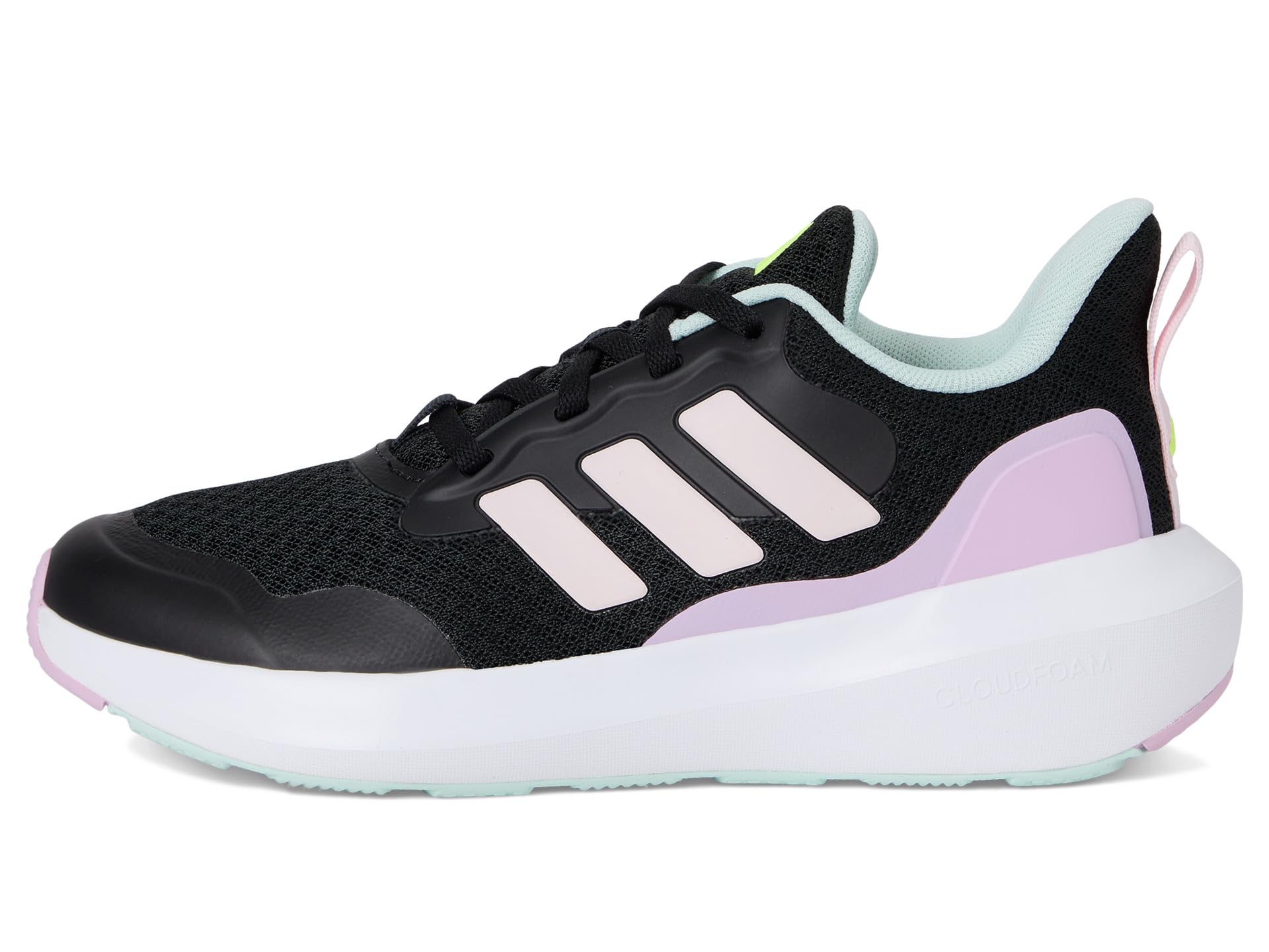 Кроссовки Adidas Kids Fortarun 2.0 Sportswear Shoes, Black/Clear Pink/Bliss Lilac — фото 4