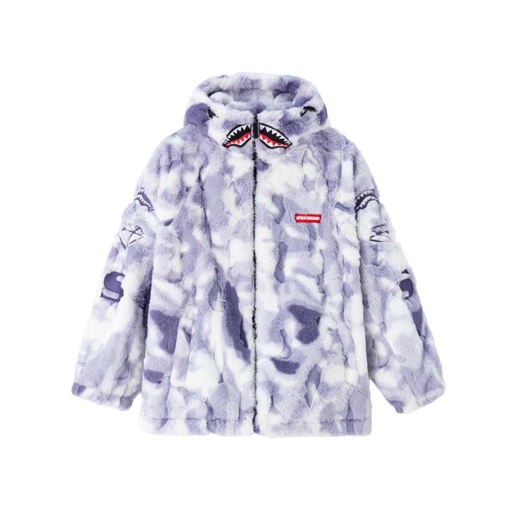 

Пальто с бархатистой текстурой Unisex SPRAYGROUND, светло фиолетовый