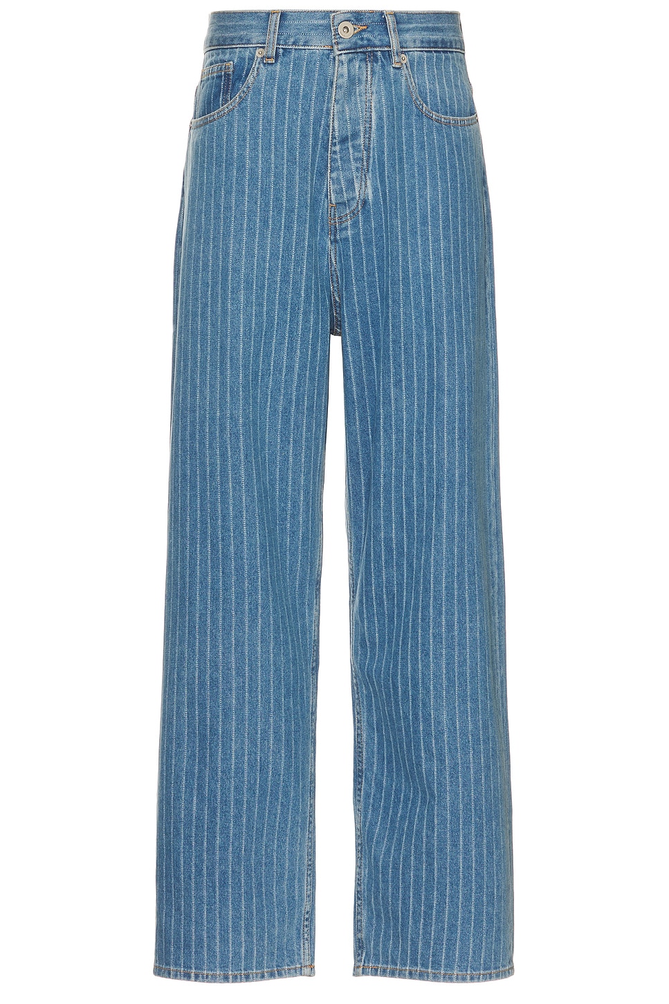 

Полосатые мешковатые джинсы Drôle De Monsieur, light blue