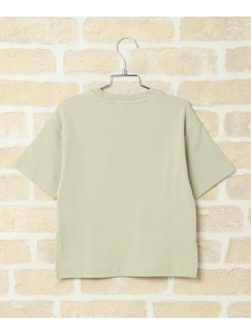 Детская футболка Pearl Bijou с логотипом спереди и сзади (120-160 см) Ikka, Olive Green — фото 4