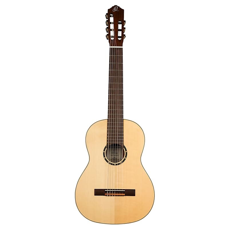 

Акустическая гитара Ortega Guitars Family Series Pro 7-String Solid Top Nylon Classical Guitar w/Bag, Right, Full