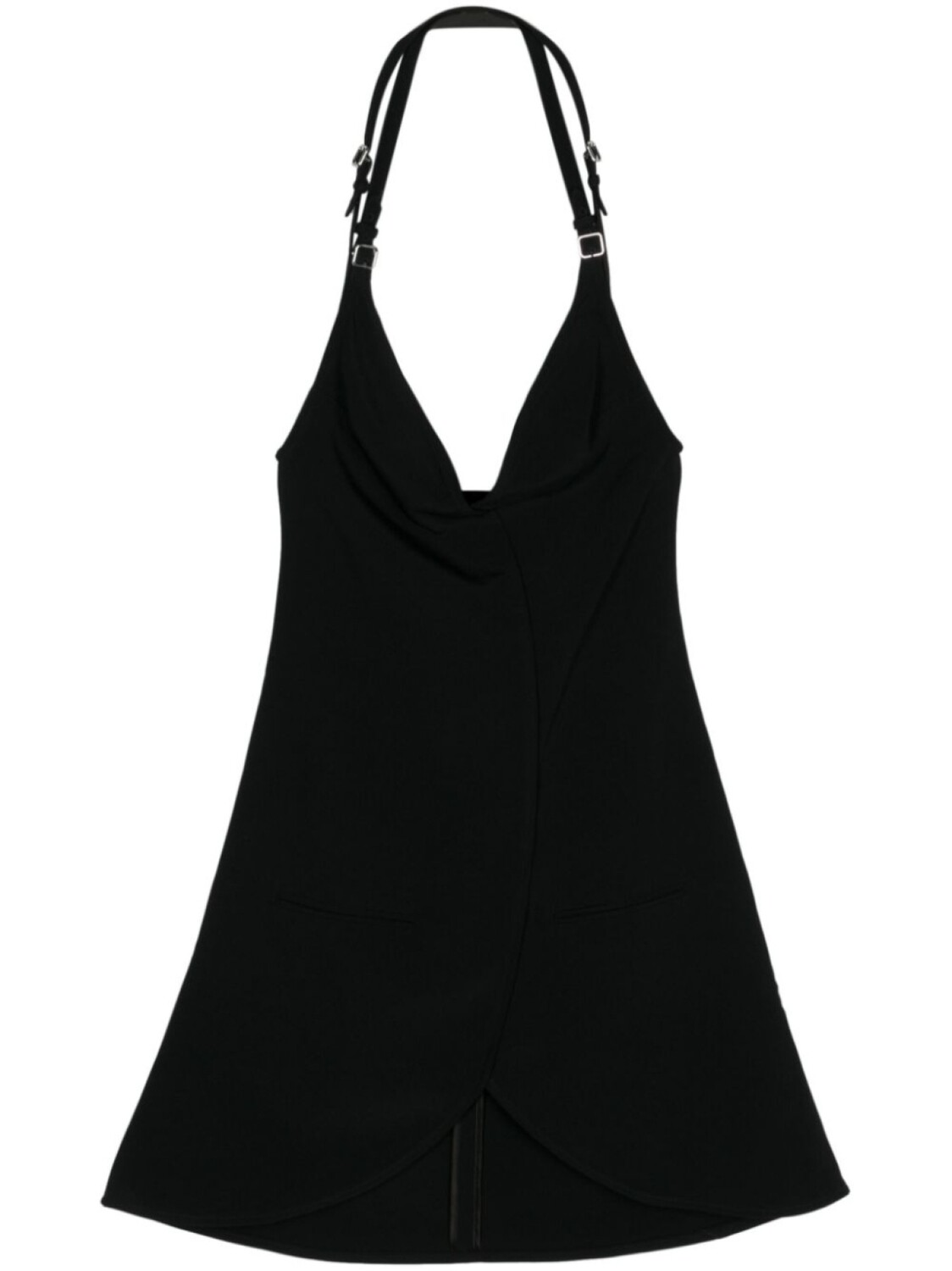 

Courrèges платье мини Ellipse, черный