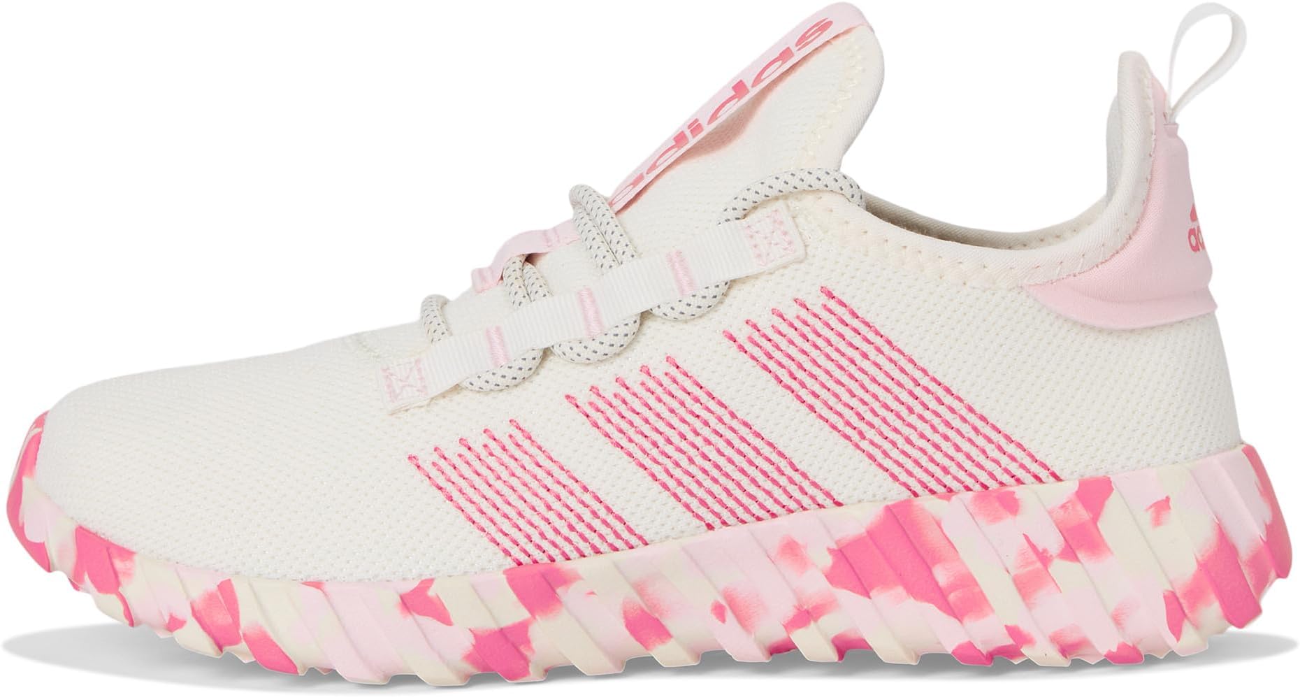 Кроссовки adidas Kids  Kaptir Flow Sportswear Shoes, Chalk White/Pulse Magenta/Clear Pink — фото 4
