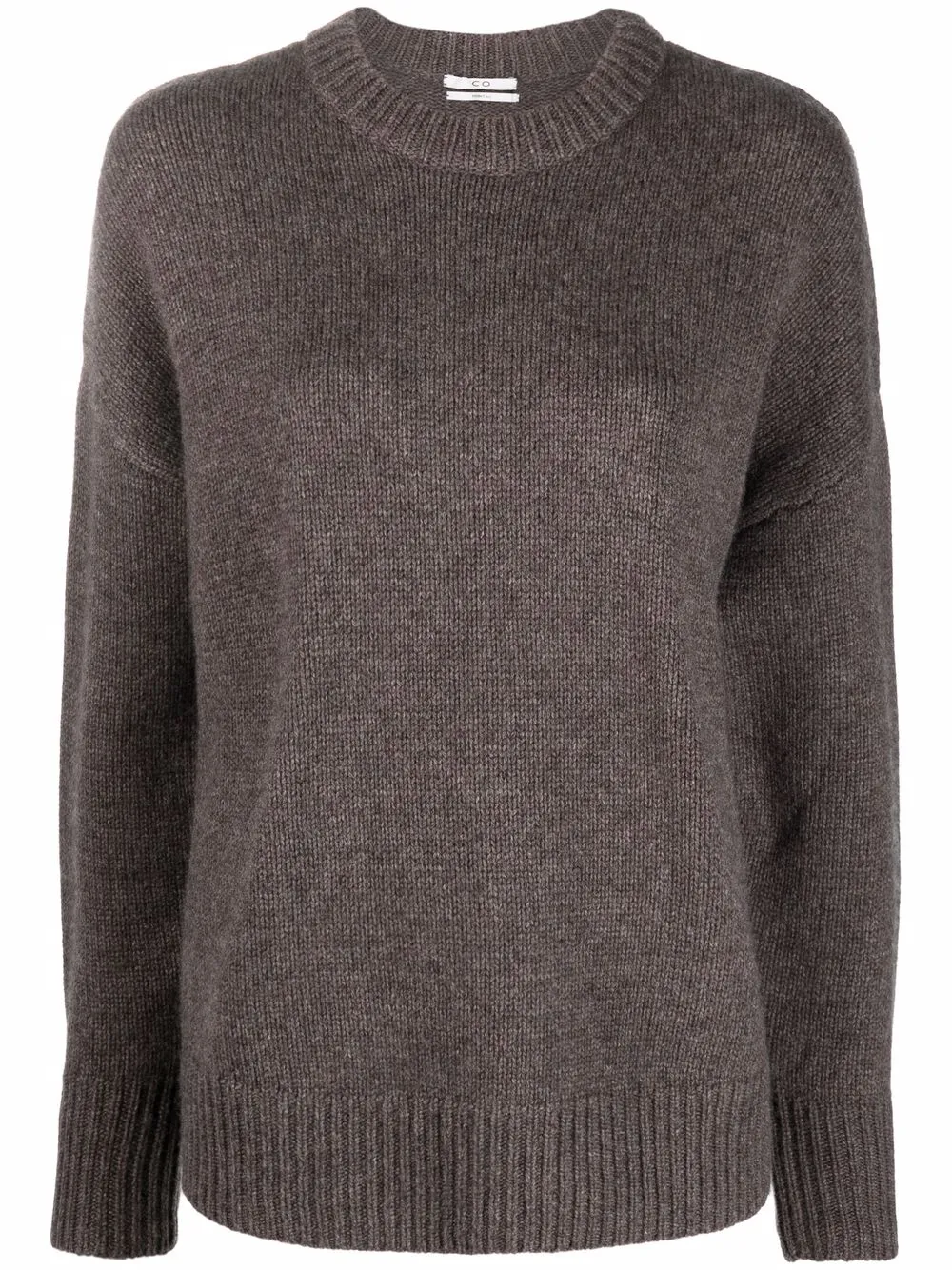 

Джемпер с приспущенными плечами Co, коричневый