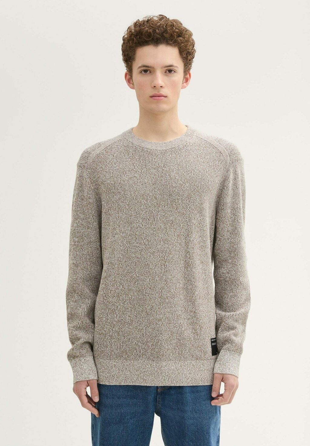 

Джемпер IN MELANGE OPTIK TOM TAILOR DENIM, цвет Mottled Beige