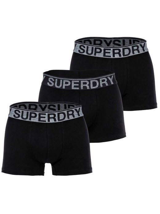 

Боксеры, 3 шт. Superdry, черный