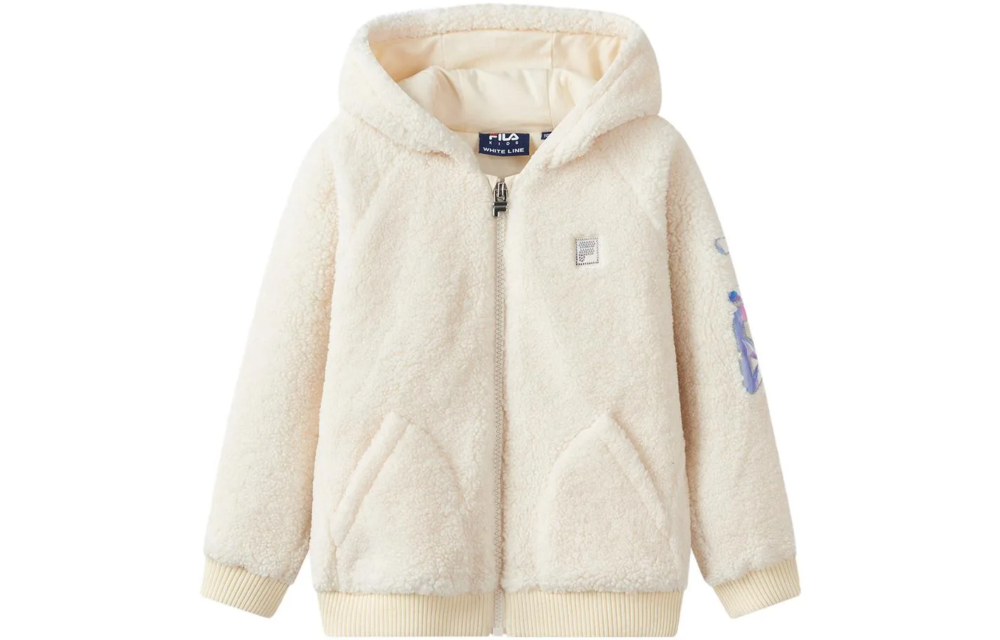 FILA KIDS Детская бархатная куртка Maltose White Kids — фото 3