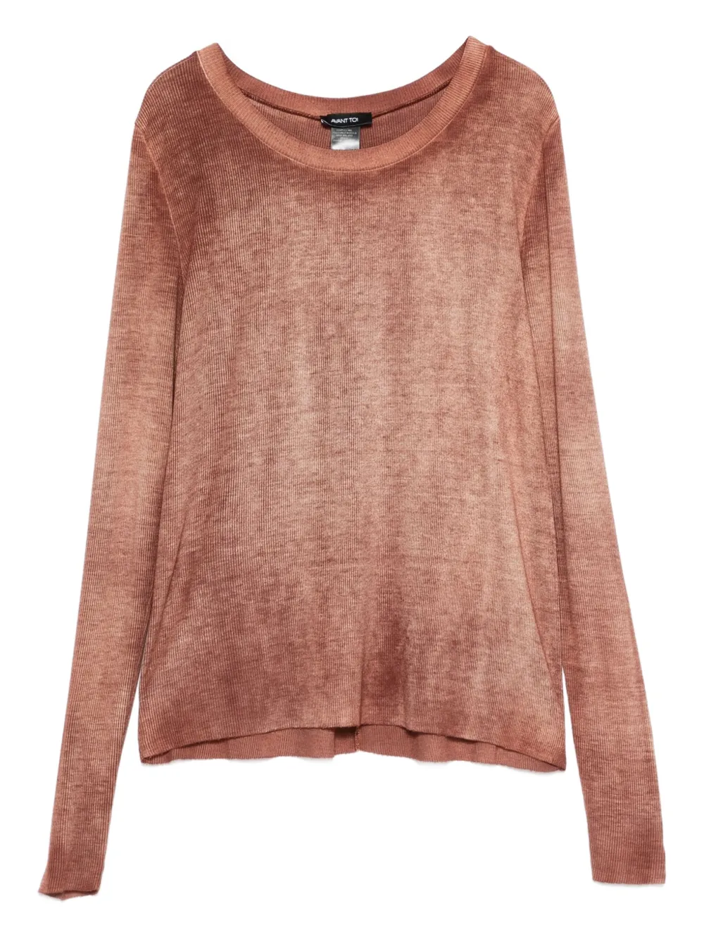 

Свитер в рубчик Avant Toi, красный