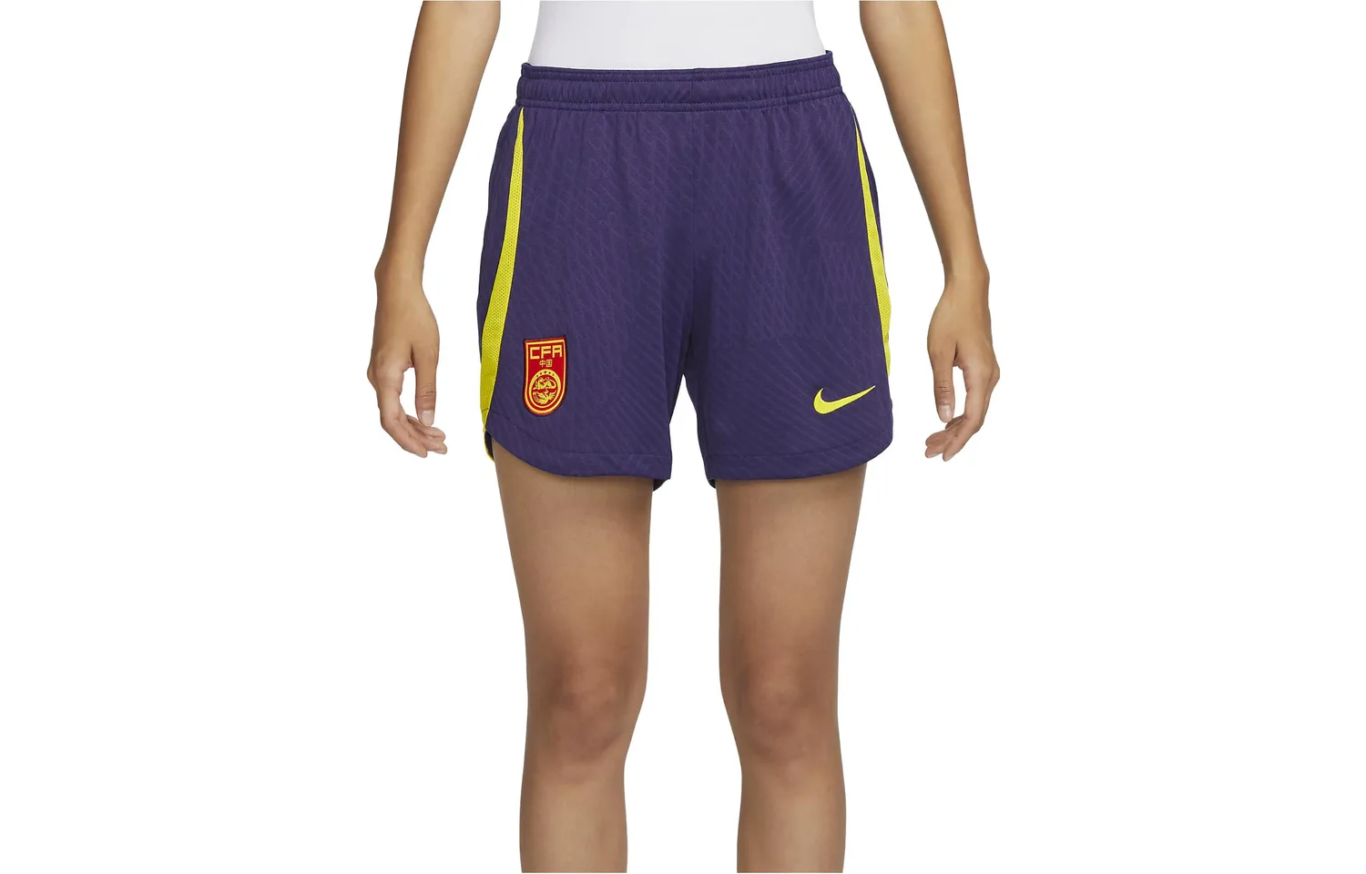 Nike Женские футбольные шорты Ink Purple Moderate — фото 3