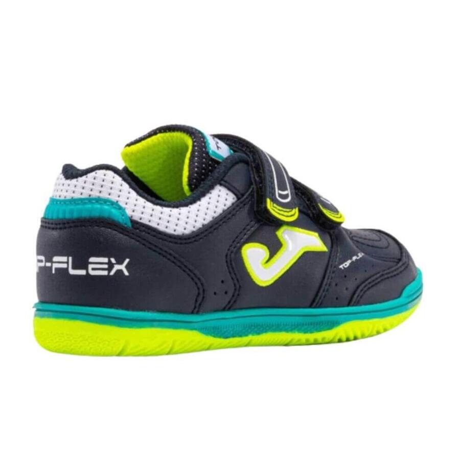 JOMA Детские футбольные бутсы для игры в зале - Top Flex 2303, темно-синие — фото 3