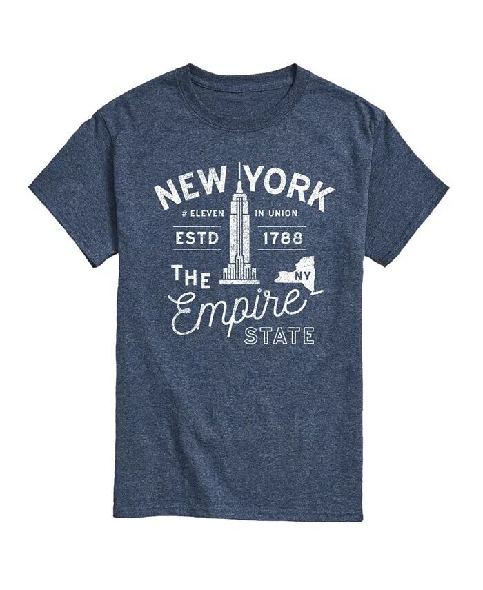 

Мужская футболка с коротким рукавом Hybrid Apparel New York AIRWAVES, синий
