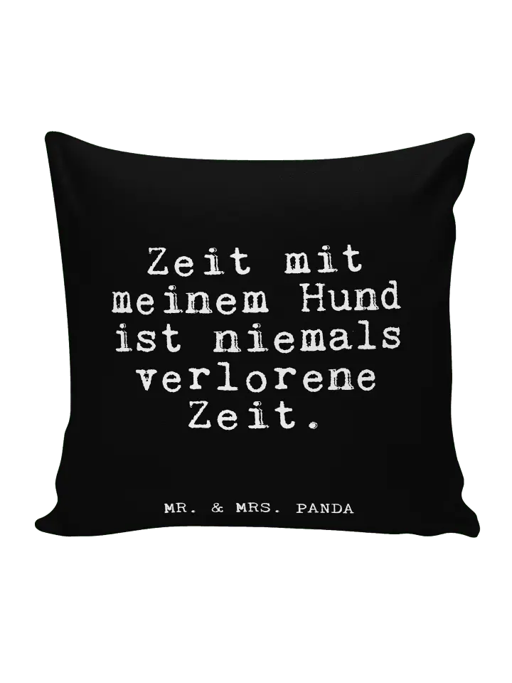 

Подушка Mr & Mrs Panda 40x40 Zeit, черный