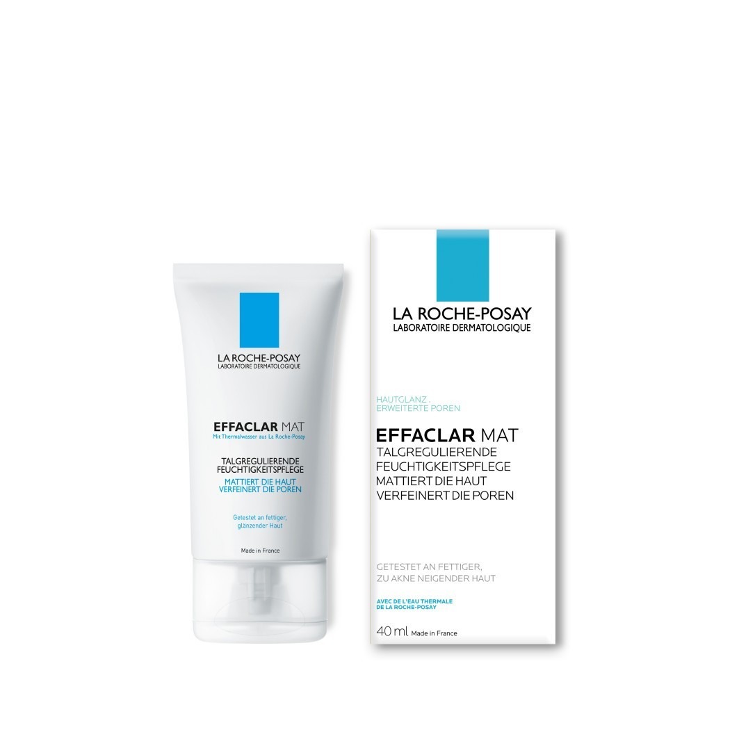 Мицеллярная вода La Roche-Posay — Дневной effaclar mat: mattierende und porenverfeinernde feuchtigkeitspflege für fettige, 40 мл — фото 3