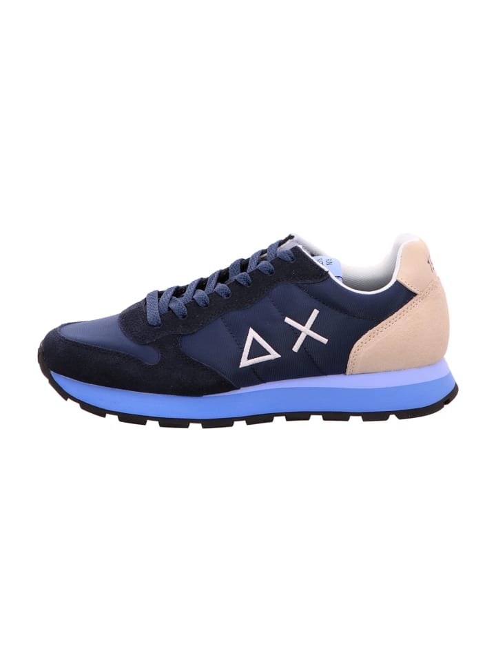 

Sun68 Низкие кроссовки синего цвета