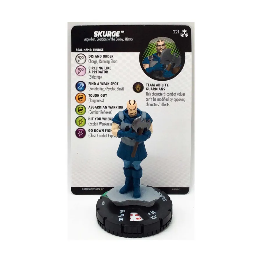 

Скурдж #021 (U), Marvel HeroClix - Avengers War of the Realms -Avengers War of the Realms - Singles