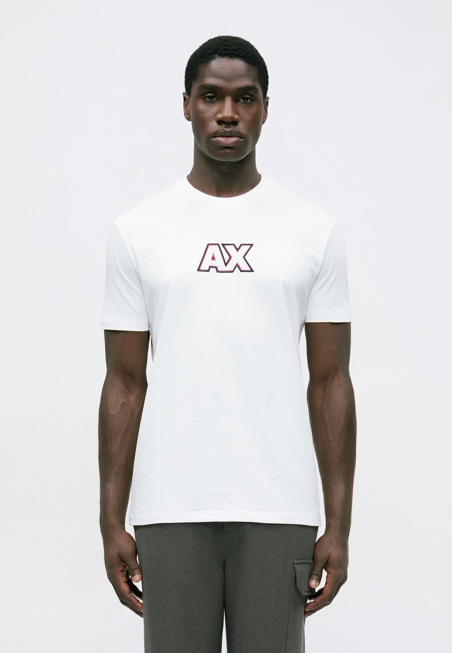 

Футболка Armani Exchange Print T-shirt, Off White/Off-White, Белый, Футболка Armani Exchange Print T-shirt, Off White/Off-White