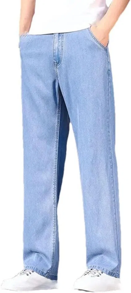 Джинсы прямые джинсовые Ice Silk Light Blue