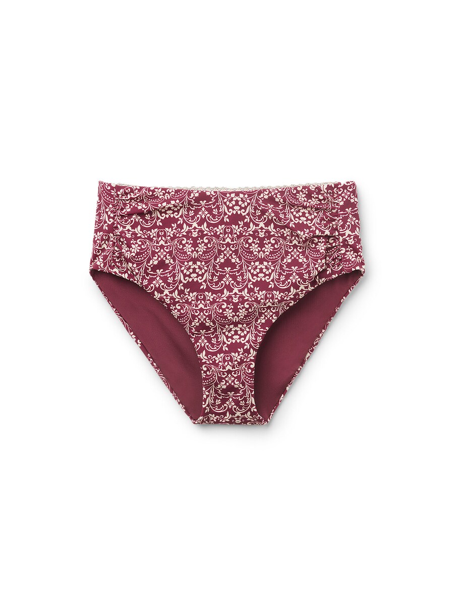 

Плавки бикини CALZEDONIA Botanic Bordeaux, цвет Ruby red
