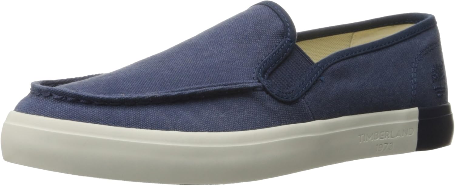 

Timberland мужские лоферы Newport Bay Canvas Mt Slip On, Navy Canvas
