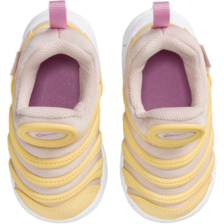 Nike Dynamo Free Low top Toddler Shoes Light Yellow Pink Infant And Toddler — фото 4