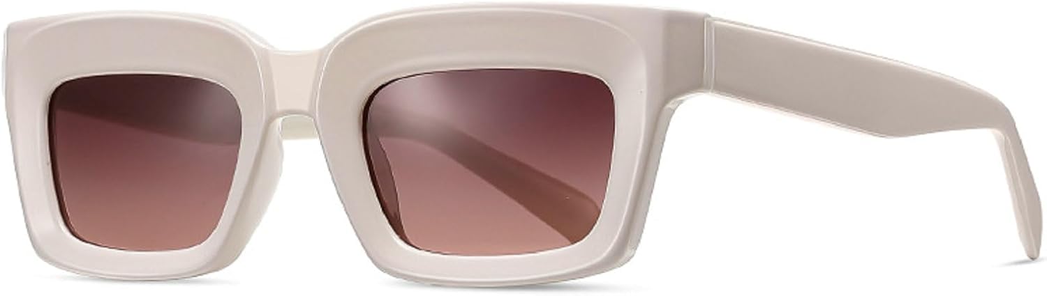 

Солнцезащитные очки с толстой поляризованной оправой для женщин, массивные солнцезащитные очки из ацетата с защитой от УФ-излучения UV400, солнцезащитные очки квадратной формы для мужчин mincl, C2