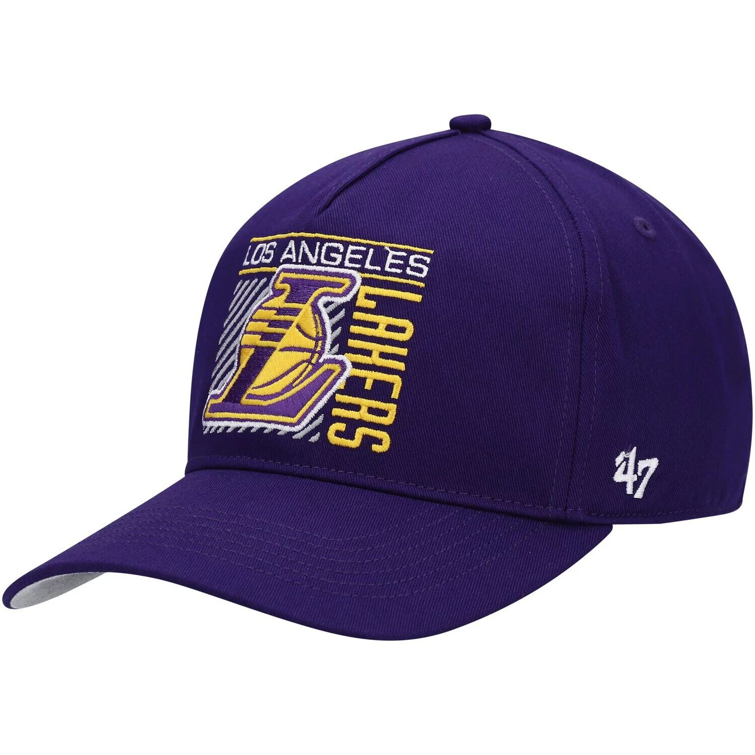

Мужская фиолетовая кепка Los Angeles Lakers Reflex Hitch '47 Snapback