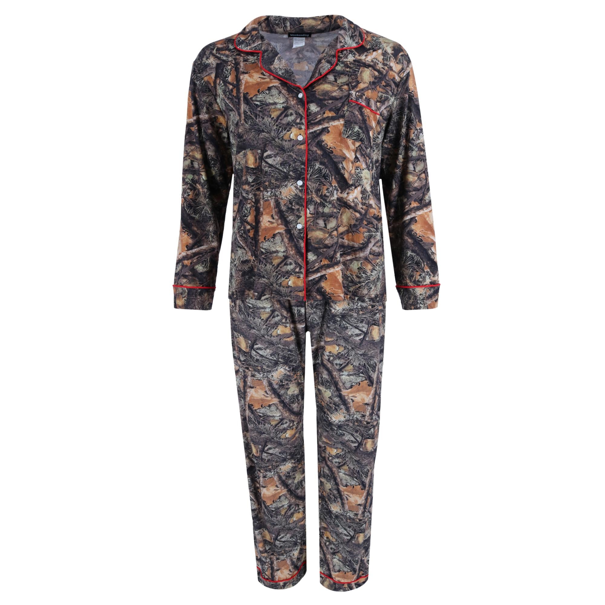 

Женский пижамный комплект с камуфляжным принтом Weekending, цвет camo