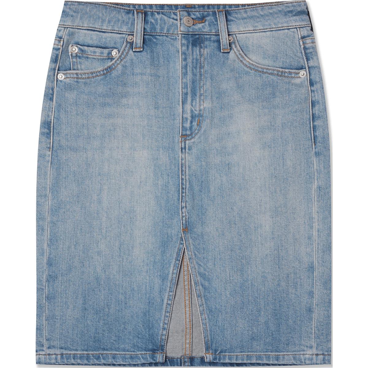 Джинсовая короткая юбка levi's ss24 летняя коллекция women's Levis, светло-голубой — фото 2