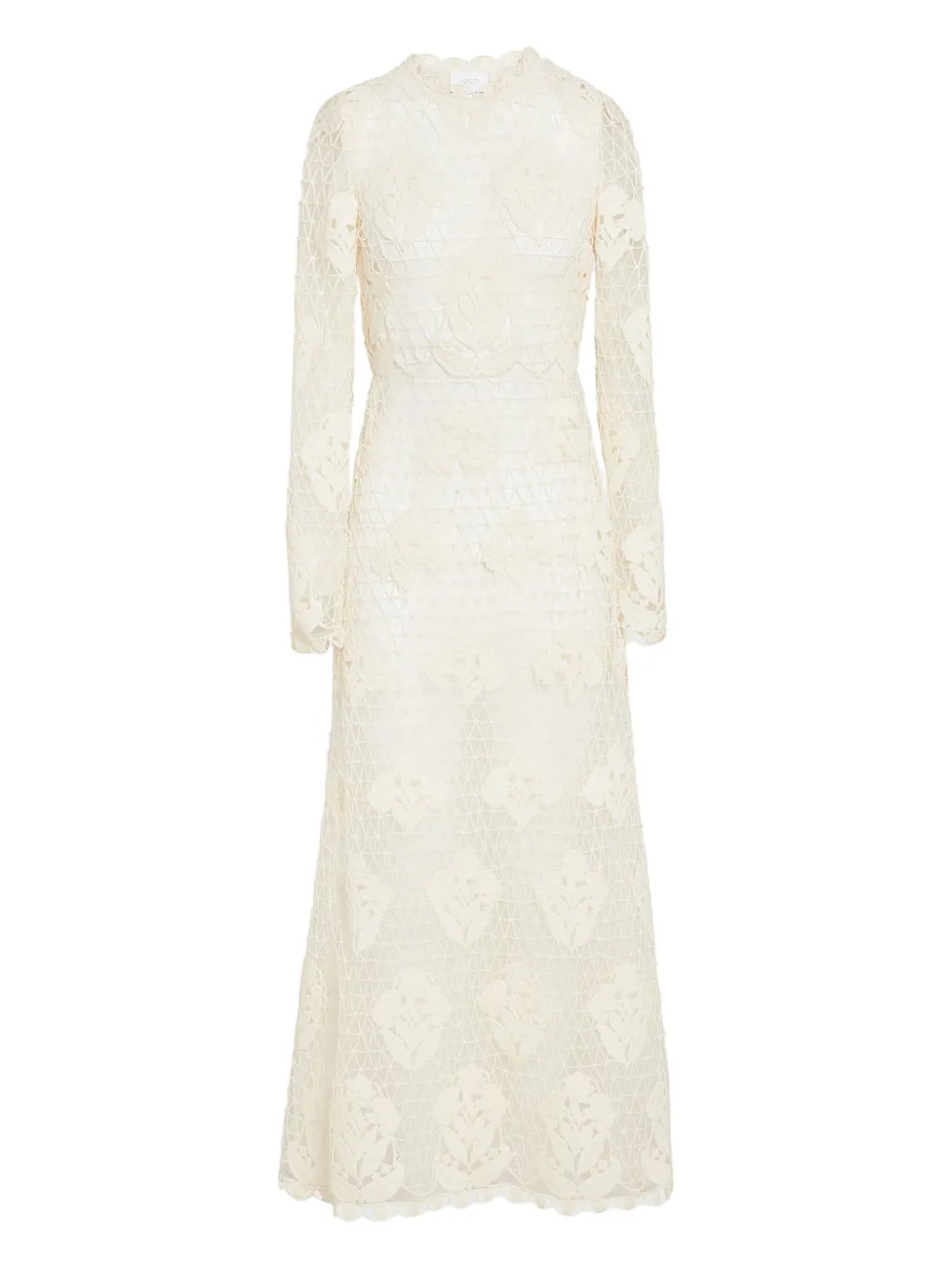 

Платье миди с цветочным декором Giambattista Valli, нейтральный