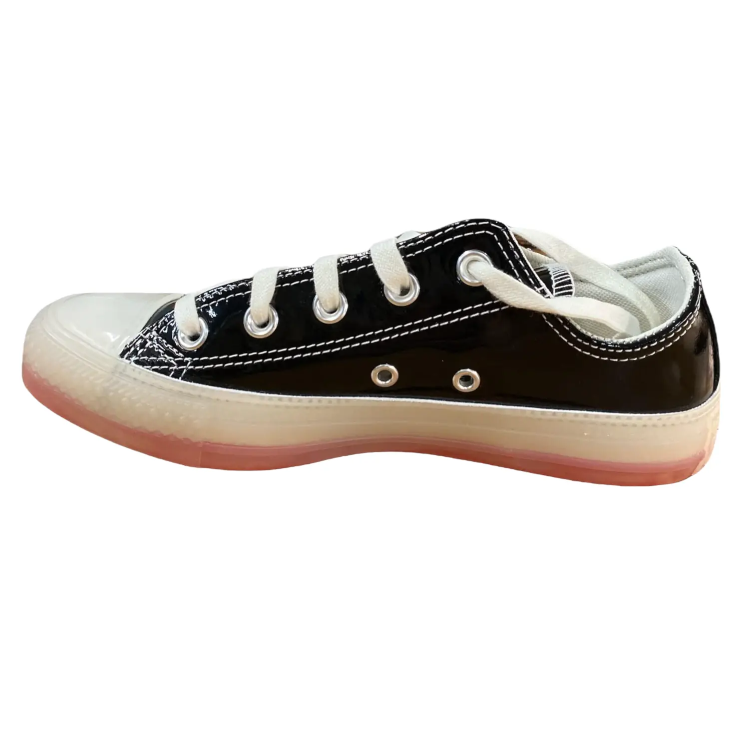 Черно-белые низкие кеды унисекс Converse Chuck Taylor All Star OX, черный — фото 2