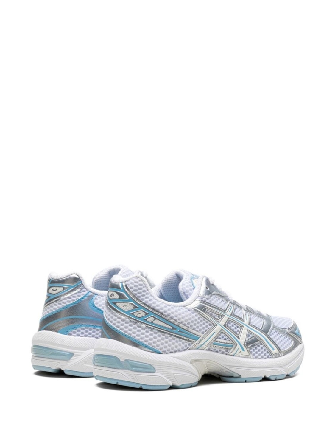 ASICS кроссовки GEL-1130 White/Ivory/Light Blue, белый — фото 3