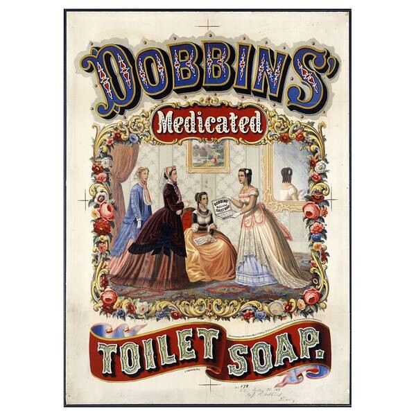 

Картина на холсте LegendArte Dobbins' Toilet Soap (1860), многоцветный