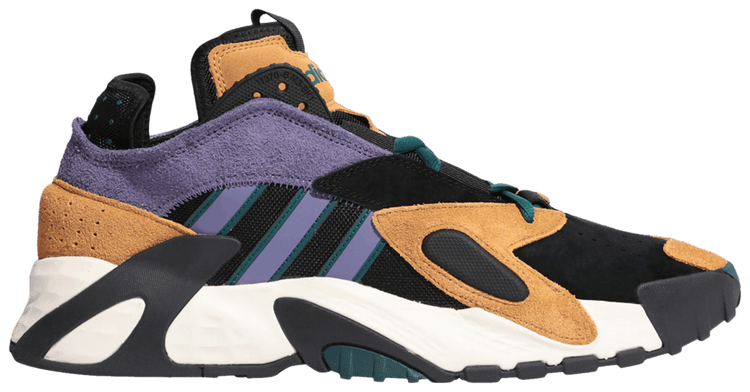 

Кроссовки adidas Streetball 'Black Purple Brown', черный