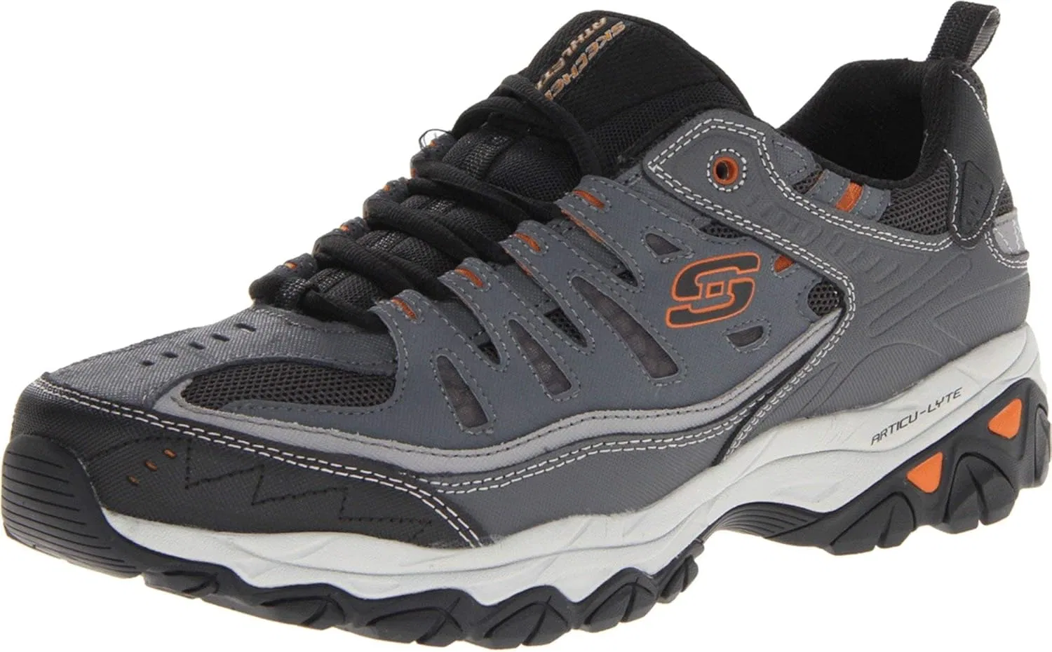 Кроссовки Skechers Afterburn M. Fit, мужские, Charcoal