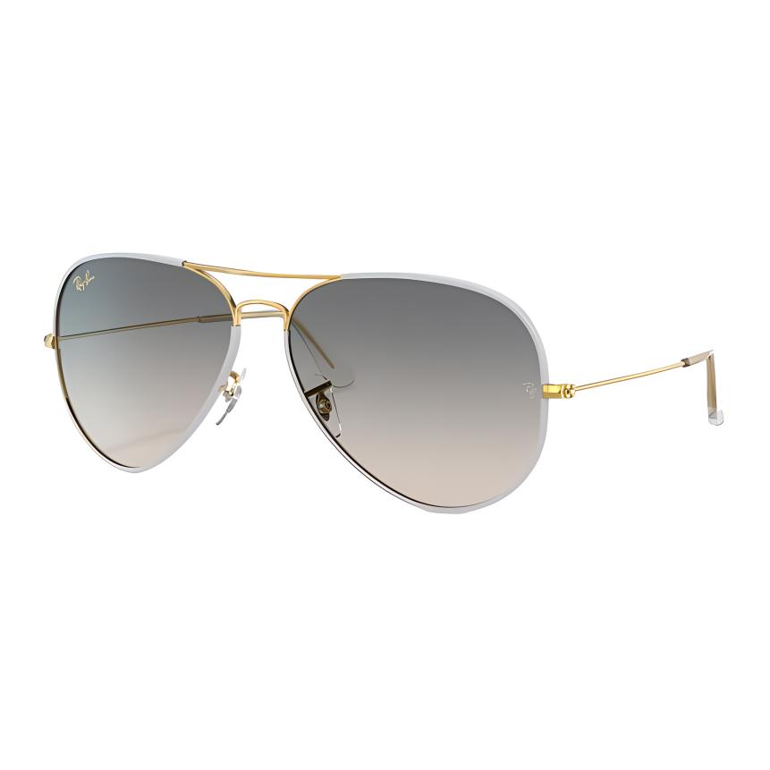 

RayBan Авиаторские солнцезащитные очки Metal Unisex Gold, Gold